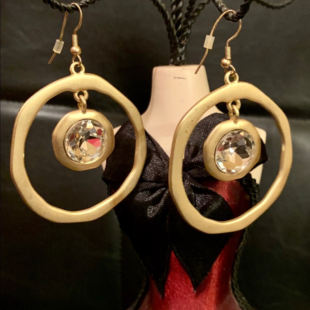 Go crystal earrings From Neiman Marcus